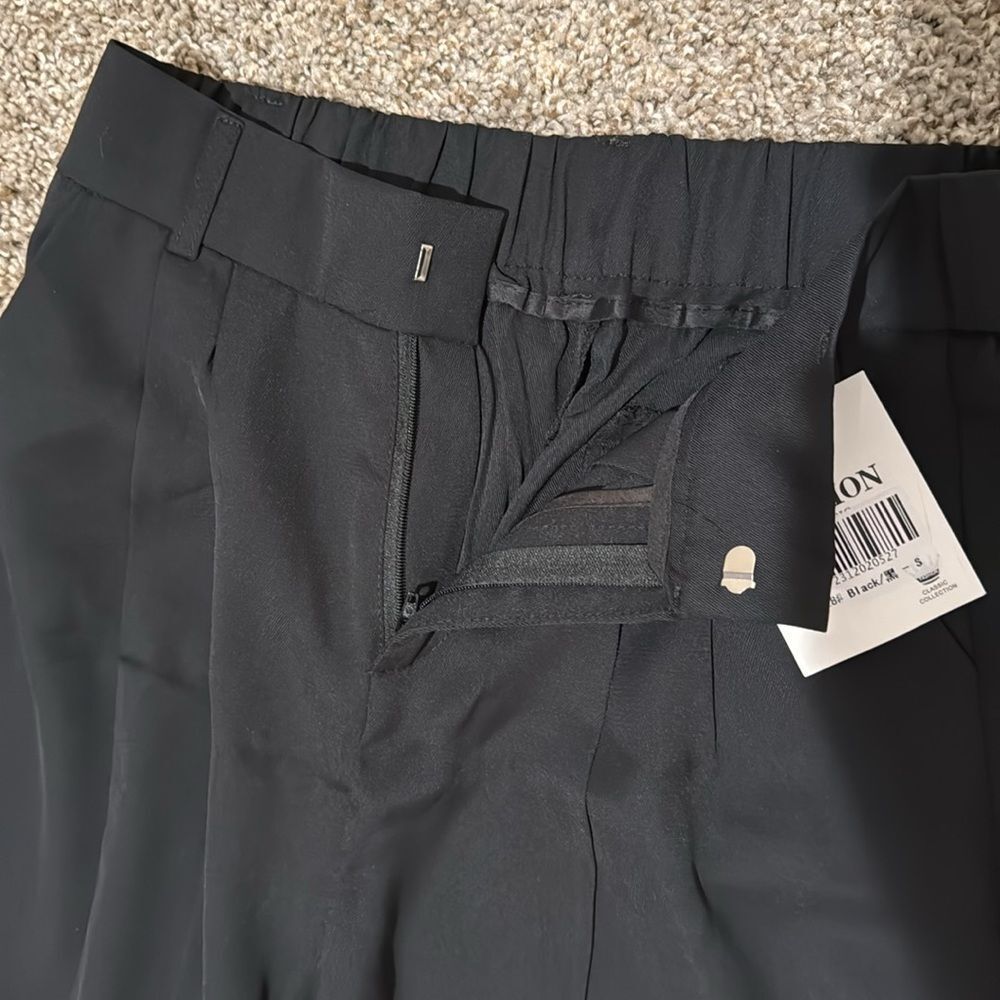 Black Wide-Leg Tailored Pants - Picture 8 of 9
